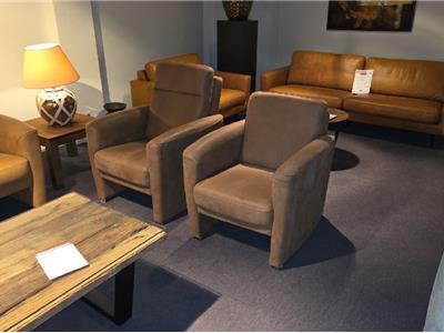 Lederland ROTTERDAM Showroommodel Hemming  faut  laag en hoog